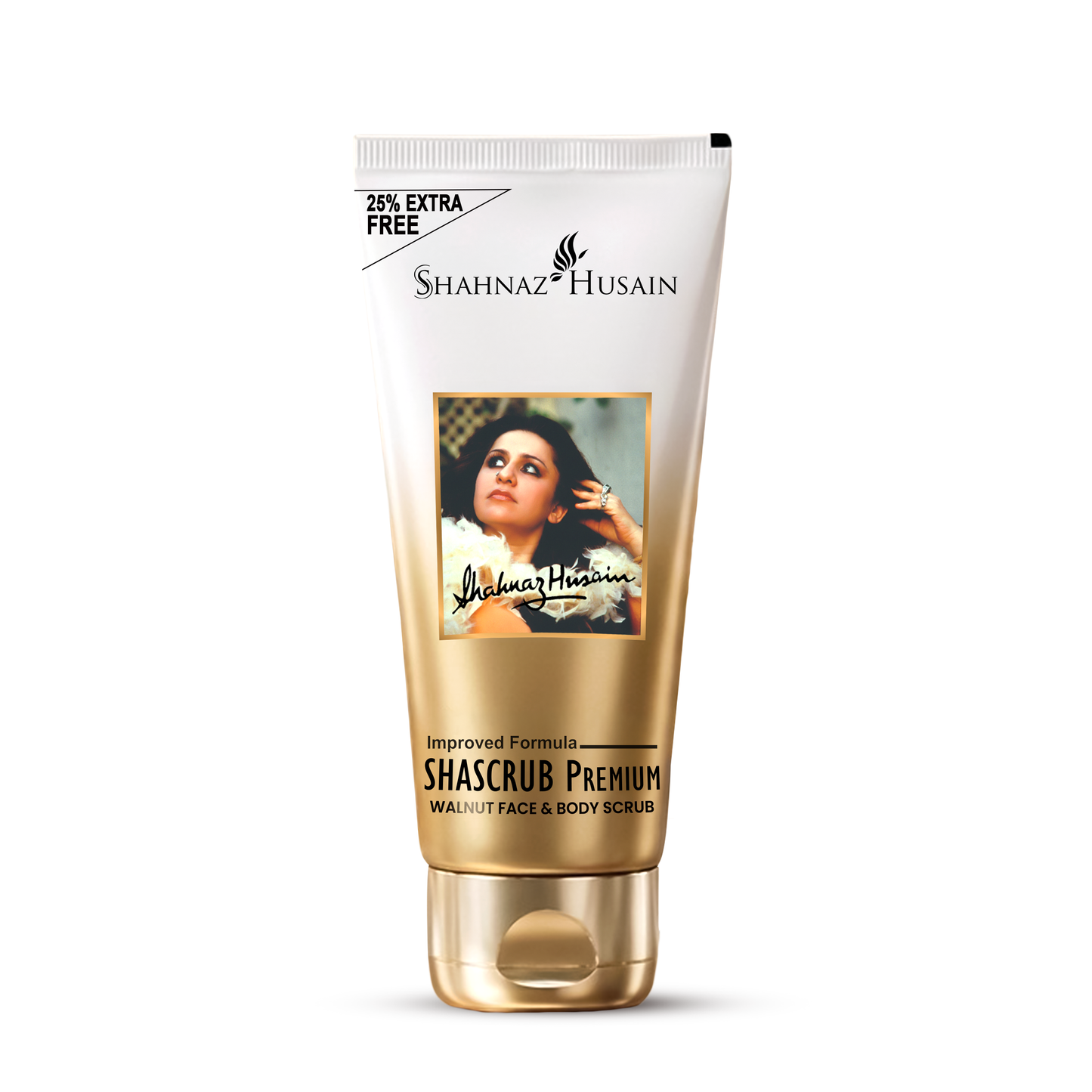 Shahnaz Husain Shascrub Premium - Walnut Face & Body Scrub 40g
