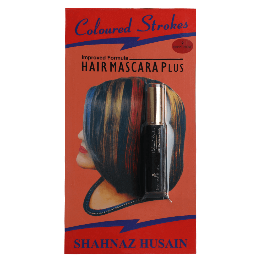 Shahnaz Husain Hair Mascara Plus Shade No.2 Copper Tone - 10ml