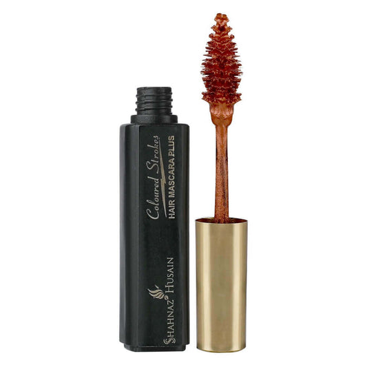 Shahnaz Husain Hair Mascara Plus - Instant Glamour Hair Colour - 10ml/ Shade No.3- Plum