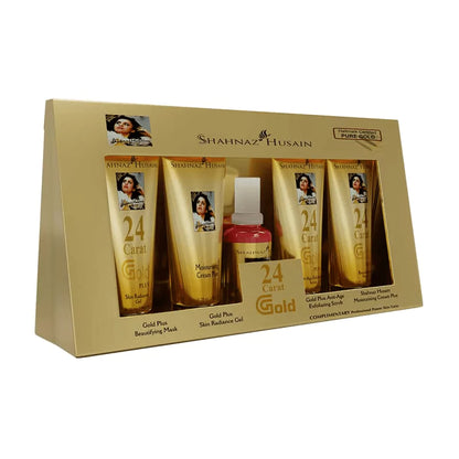 Shahnaz Husain Gold Skin Radiance Timeless Youth 10gx4 Kit + Diamond Skin Revival Kit 10gx4