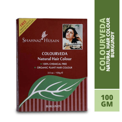 Shahnaz Husain Colourveda Natural Hair Colour - 100g (BURGUNDY)