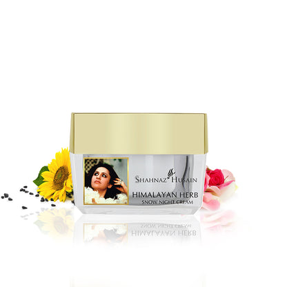 Shahnaz Husain Himalayan Herb Snow Night Cream Plus - 40g