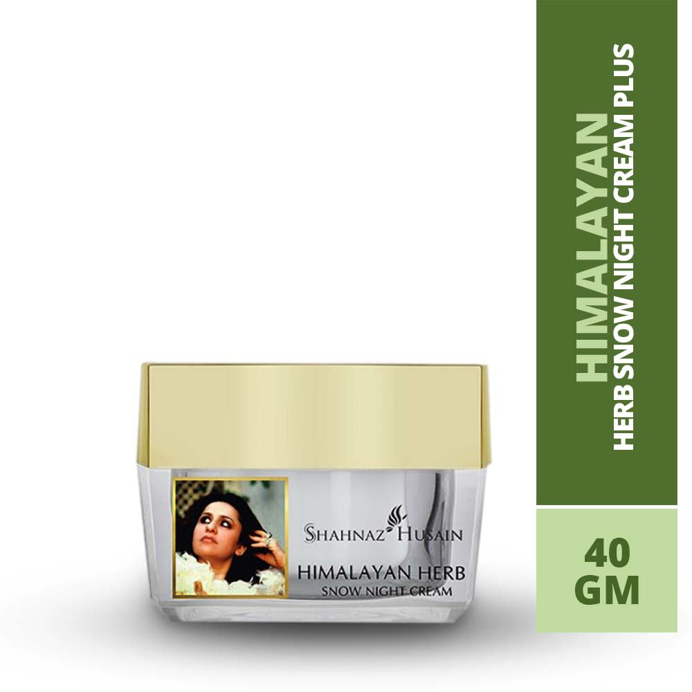 Shahnaz Husain Himalayan Herb Snow Night Cream Plus - 40g