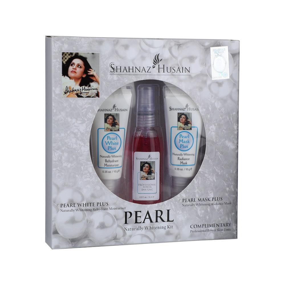 Shahnaz Husain White Pearl Kit - Skin Whitening Therapy - 20g+15ml