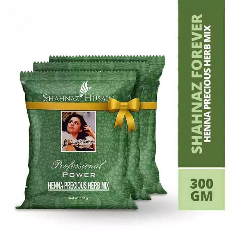 Shahnaz Husain Professional Power Henna Precious Herb Mix (Combo Pack)