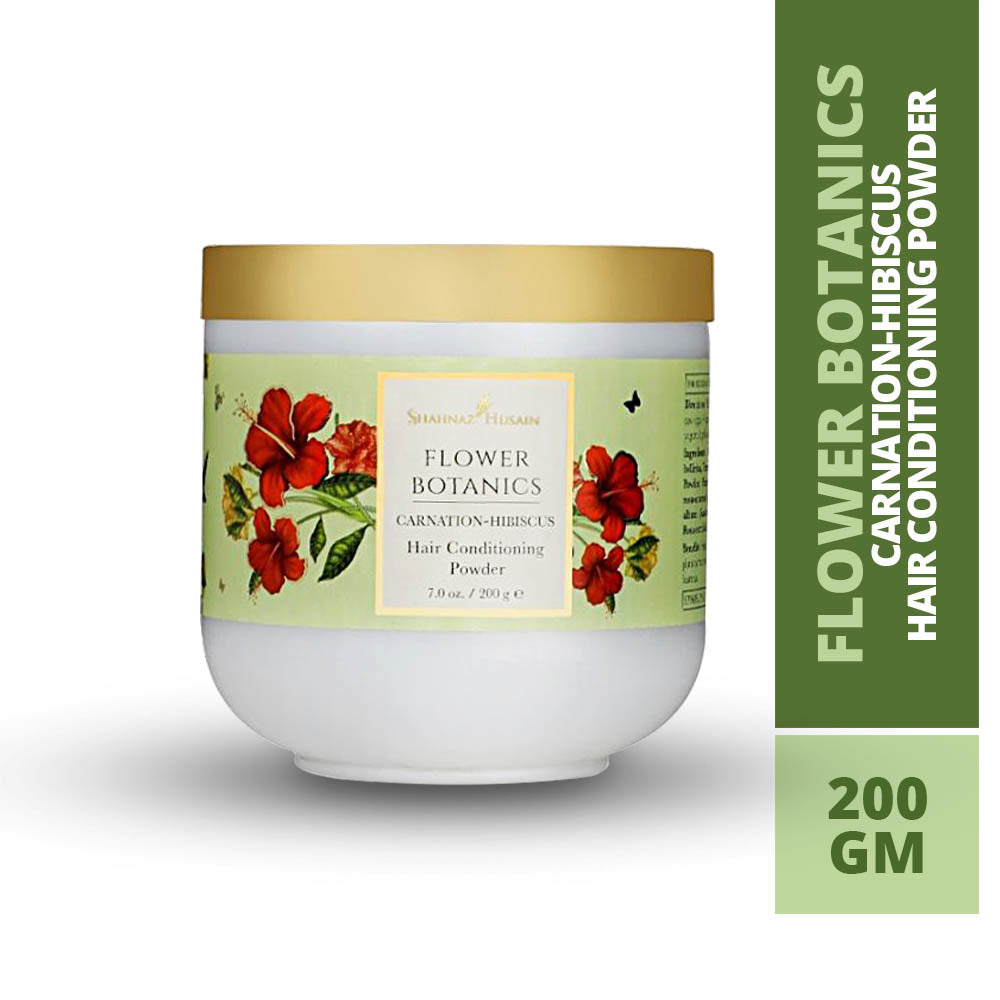 Flower Botanics – Carnation-Hibiscus Hair Conditioning Powder – 200g