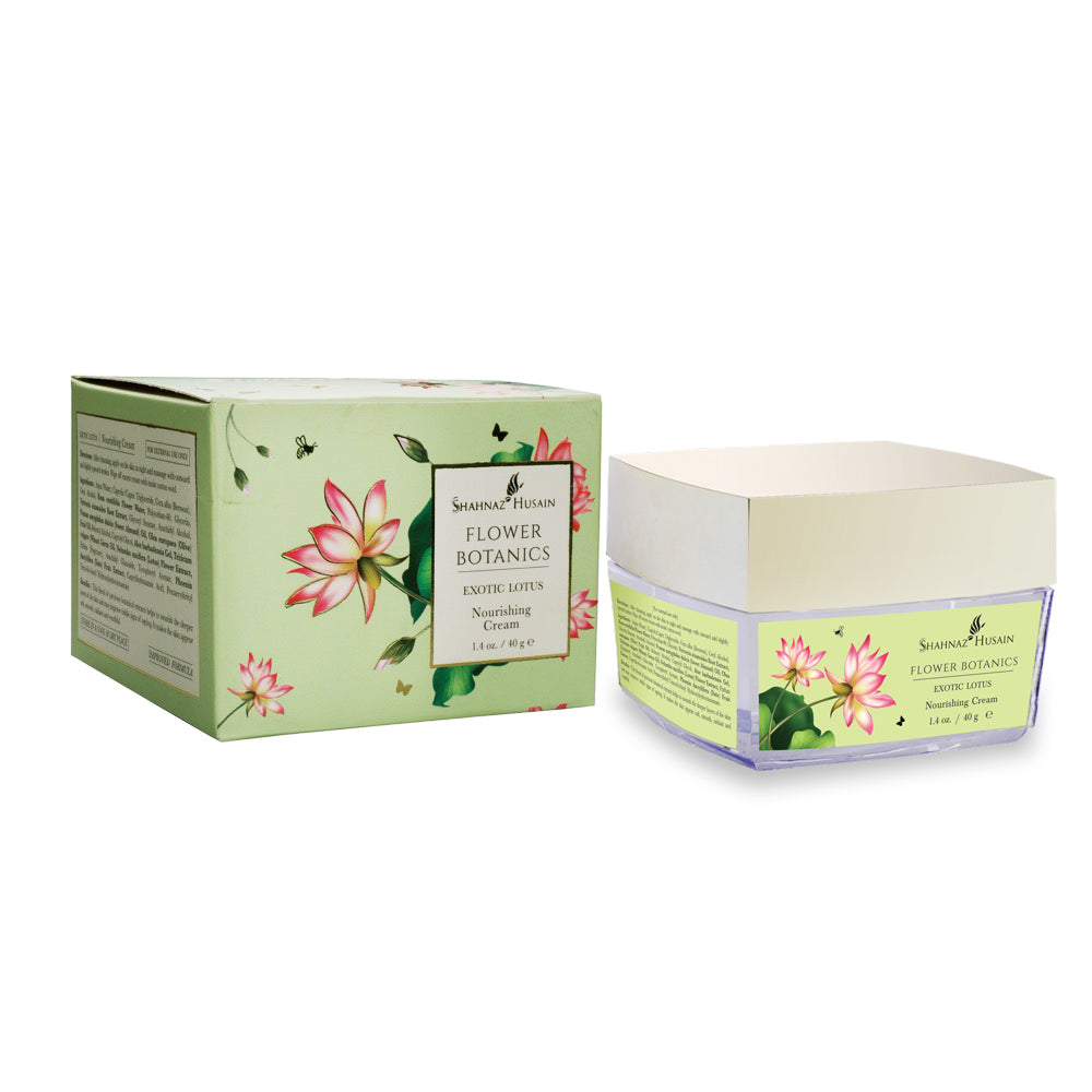 Shahnaz Husain Flower Botanics - Exotic Lotus Nourishing Cream - 40g