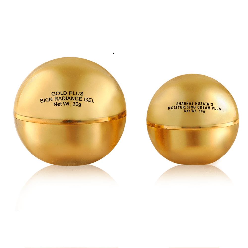 Shahnaz Husain Nature's Gold Skin Radiance Gel (Anti-Ageing) + (Shahnaz Husain Moisturising Cream) - 30+10g