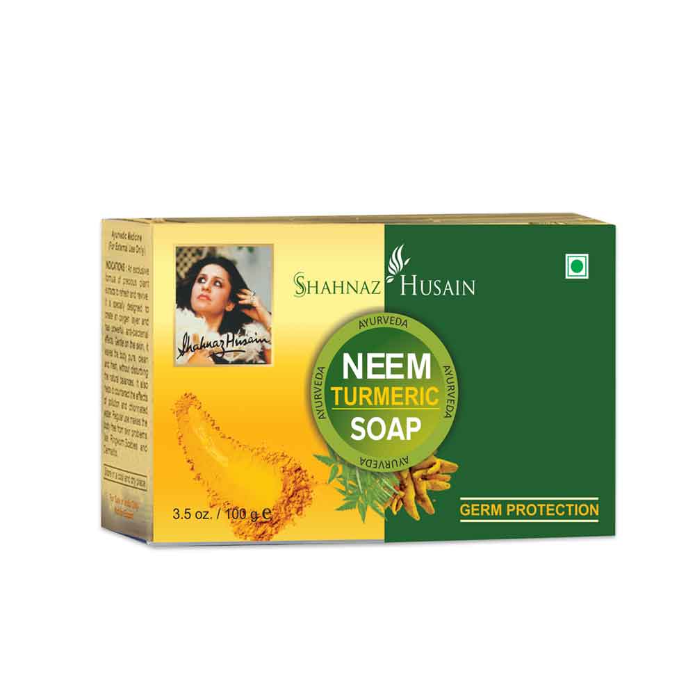 Shahnaz Husain Neem Turmeric Soap X Pack of Four.